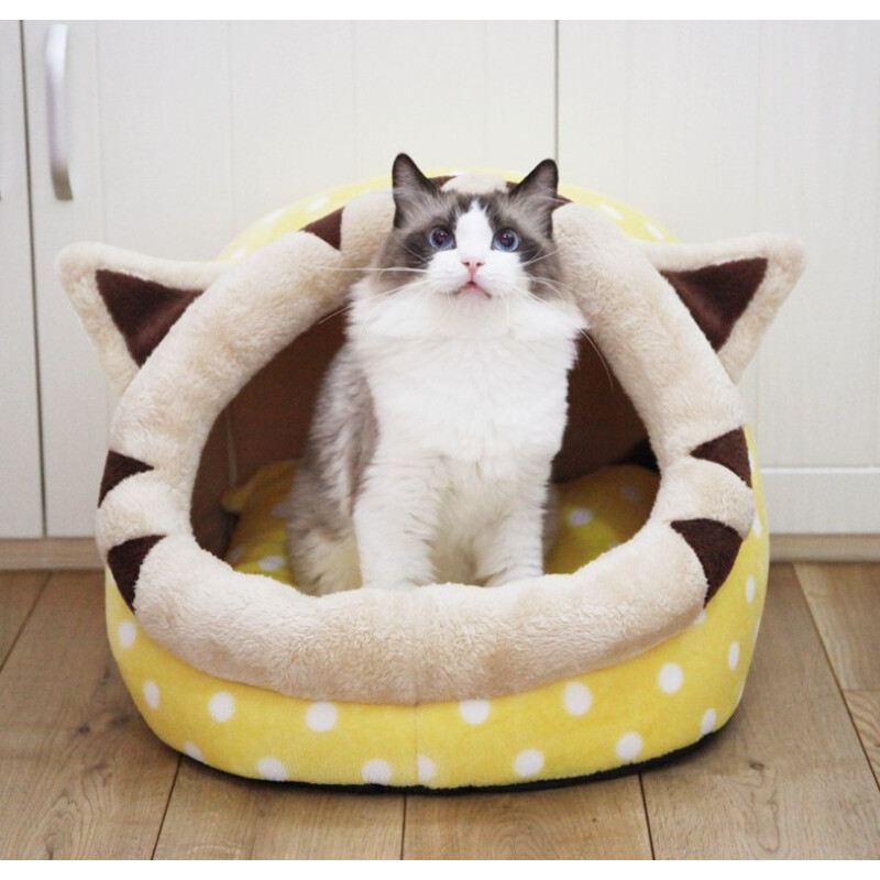 耐臟舒適，四季皆宜 大號(hào)拆洗柔軟寵物窩讓愛(ài)寵溫暖過(guò)冬